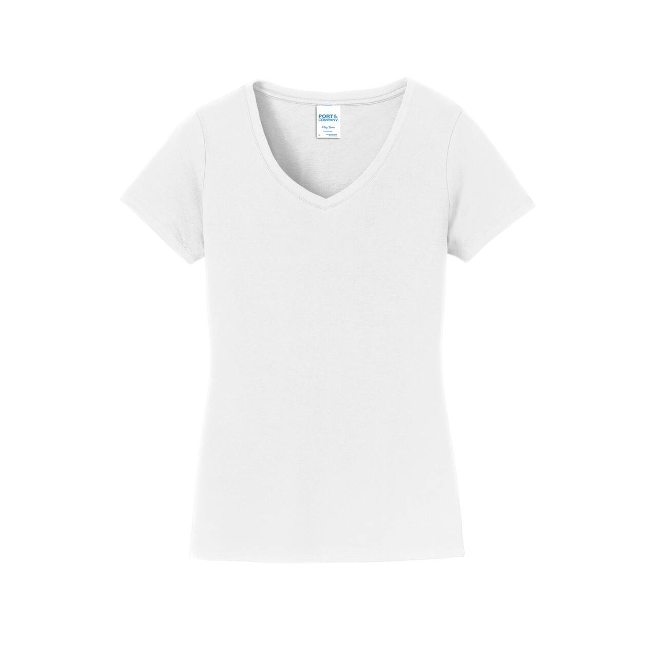 Port & Company® Fan Favorite™ Ladies V-Neck T-Shirt
